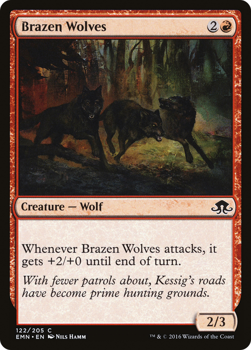 Brazen Wolves (EMN-122) - Eldritch Moon Foil