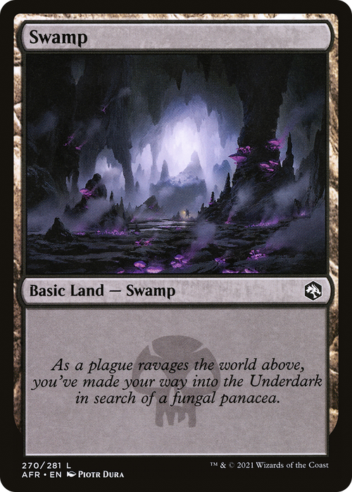Swamp (270) (AFR-270) - Adventures in the Forgotten Realms Foil