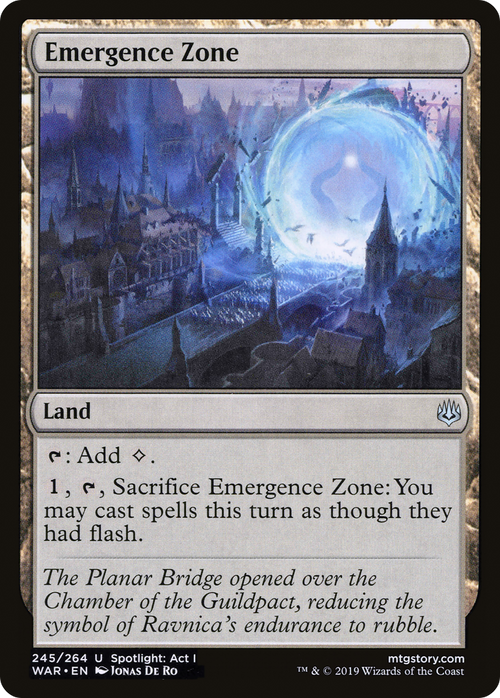Emergence Zone (WAR-245) - War of the Spark Foil