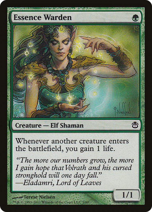 Essence Warden (DDH-003) - Duel Decks: Ajani vs. Nicol Bolas
