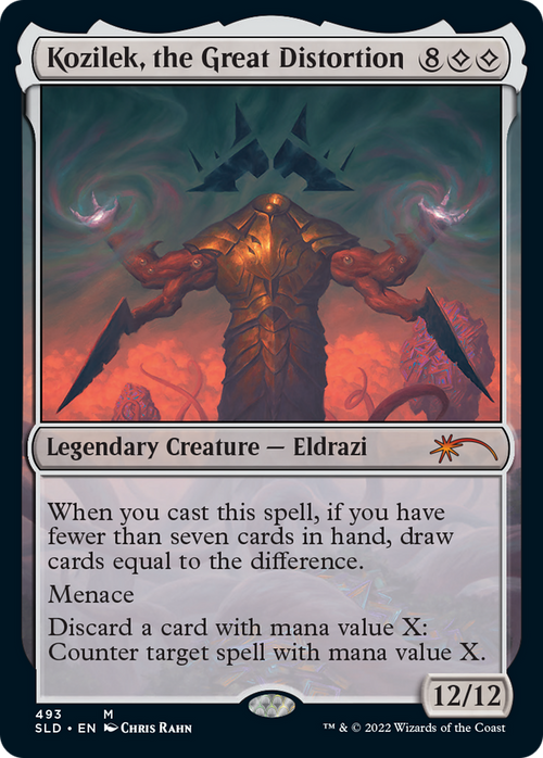 Kozilek, the Great Distortion (SLD-493) - Secret Lair Drop Foil