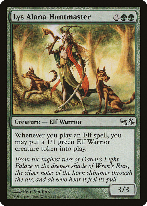 Lys Alana Huntmaster (EVG-010) - Duel Decks: Elves vs. Goblins