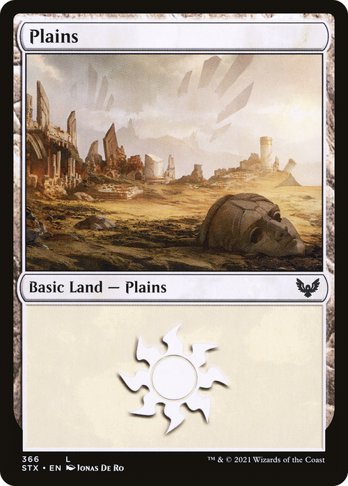 Plains (366) (STX-366) - Strixhaven: School of Mages Foil