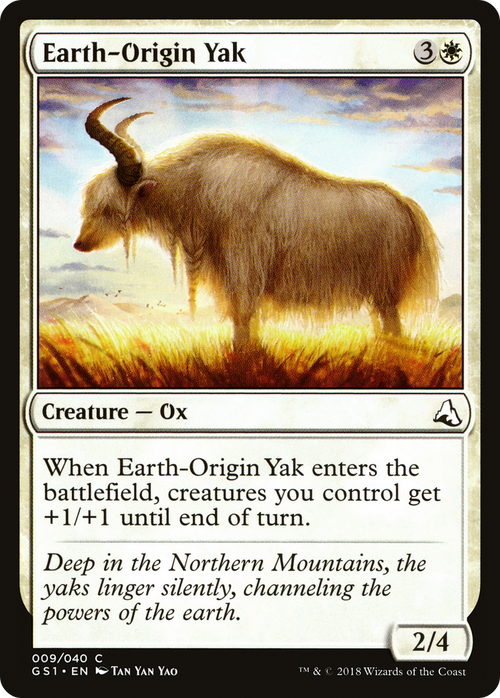 Earth-Origin Yak (GS1-009) - Global Series Jiang Yanggu & Mu Yanling