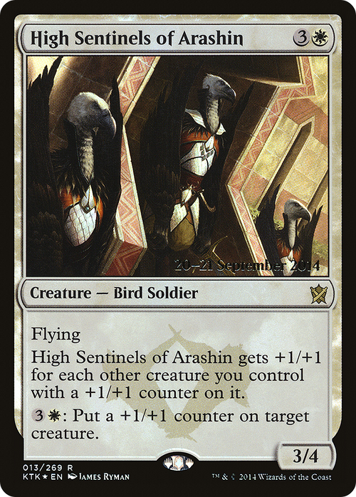 High Sentinels of Arashin (PRE-13S) - Khans of Tarkir Promos Foil