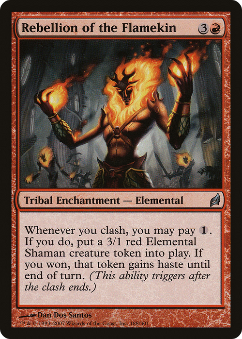Rebellion of the Flamekin (LRW-188) - Lorwyn Foil