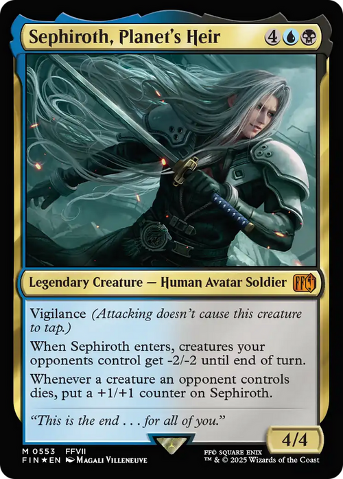 Sephiroth, Planet's Heir (FIN-553) - FINAL FANTASY Foil
