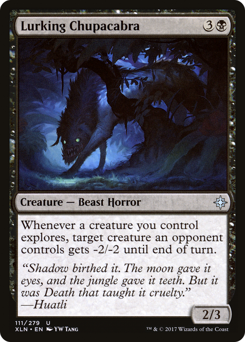 Lurking Chupacabra (XLN-111) - Ixalan Foil