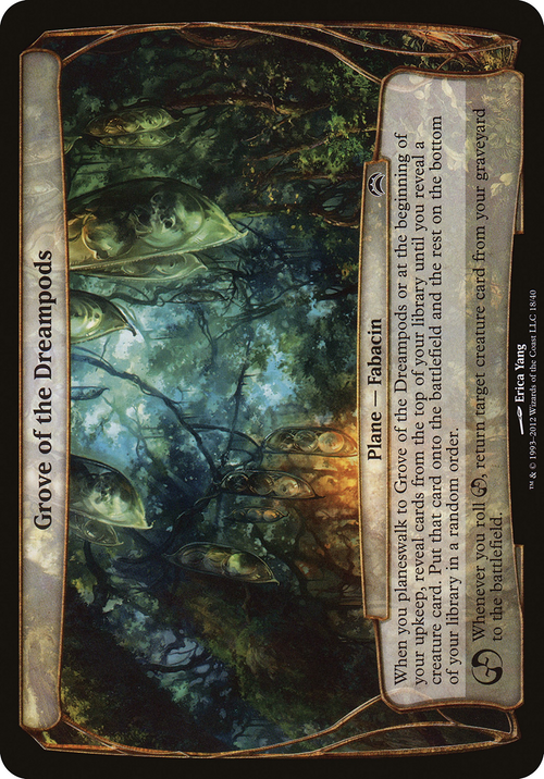 Grove of the Dreampods (Planechase 2012) (OVER-018) - Planechase 2012 Planes
