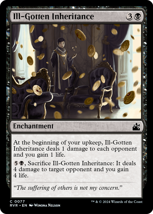 Ill-Gotten Inheritance (RVR-077) - Ravnica Remastered