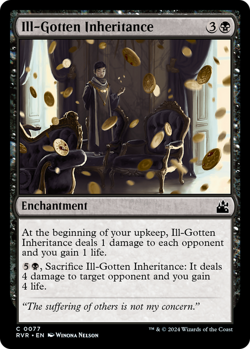 Ill-Gotten Inheritance (RVR-077) - Ravnica Remastered