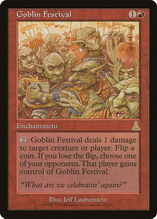Goblin Festival (UDS-083) - Urza's Destiny Foil