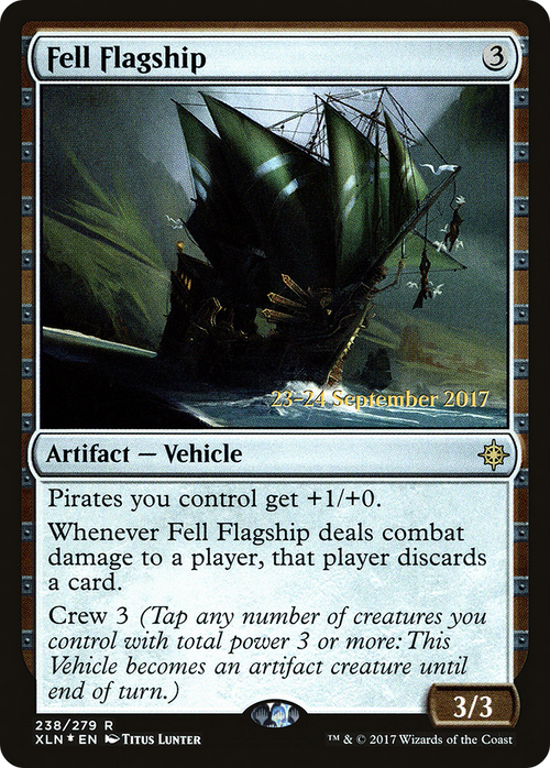 Fell Flagship (PRE-238S) - Ixalan Promos Foil