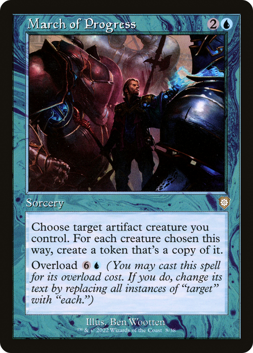 March of Progress (Retro Frame) (BRC-008) - The Brothers' War Commander