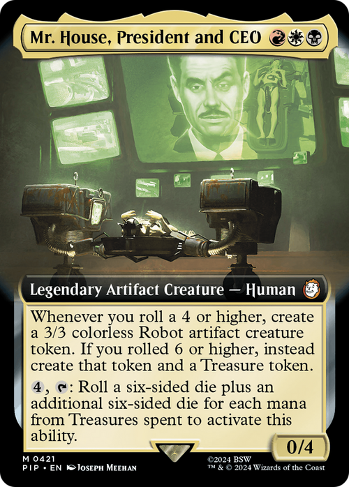 Mr. House, President and CEO (Extended Art) (PIP-421) - Fallout: (Extended Art)