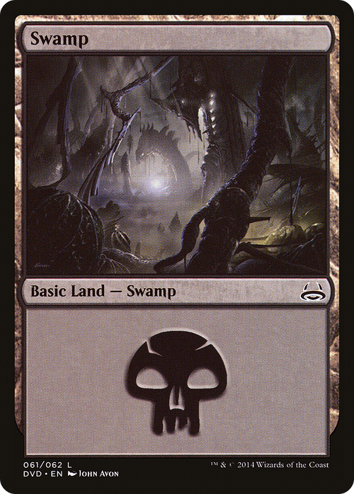 Swamp (61) (Divine vs Demonic) (DD3-061) - Duel Decks Anthology: Divine vs. Demonic