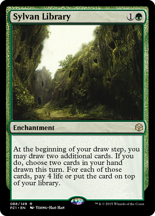 Sylvan Library (PZ1-088) - Legendary Cube Prize Pack Foil