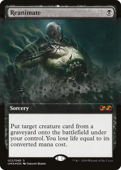 Reanimate (UMA:BT-U12) - Ultimate Box Topper: (Extended Art) Foil