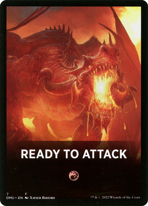 Ready to Attack (FDMU-007) - Dominaria United Jumpstart Front Cards Foil