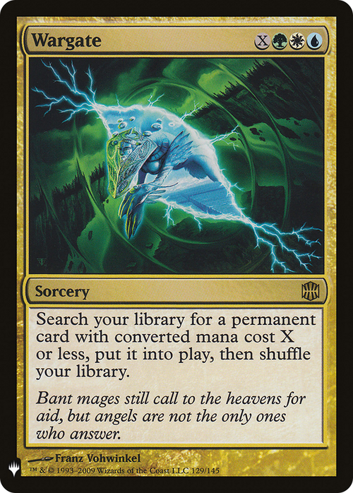 Wargate (LIST-ARB-129) - The List