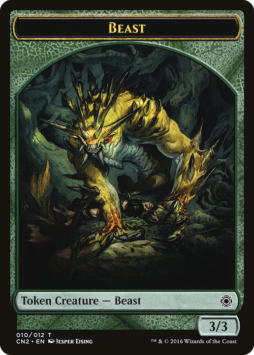 Beast Token (CN2-010) - Conspiracy: Take the Crown Tokens