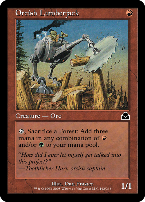 Orcish Lumberjack (ME2-142) - Masters Edition II Foil