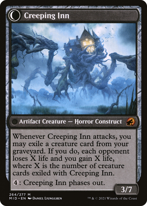 Hostile Hostel (MID-264) - Innistrad: Midnight Hunt: (Double Faced Transform)