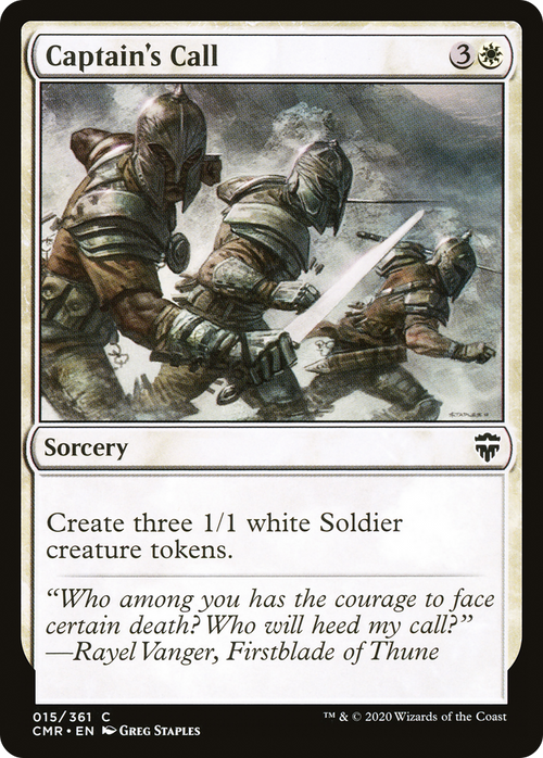 Captain's Call (CMR-015) - Commander Legends Foil