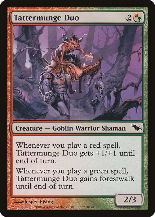 Tattermunge Duo (SHM-218) - Shadowmoor Foil