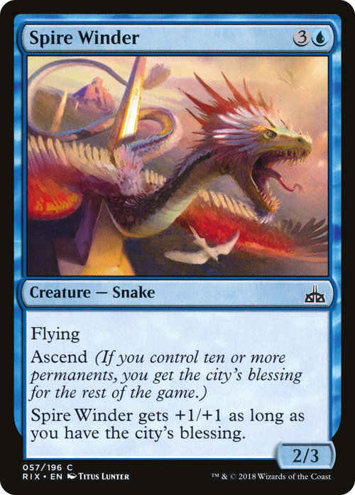 Spire Winder (RIX-057) - Rivals of Ixalan Foil