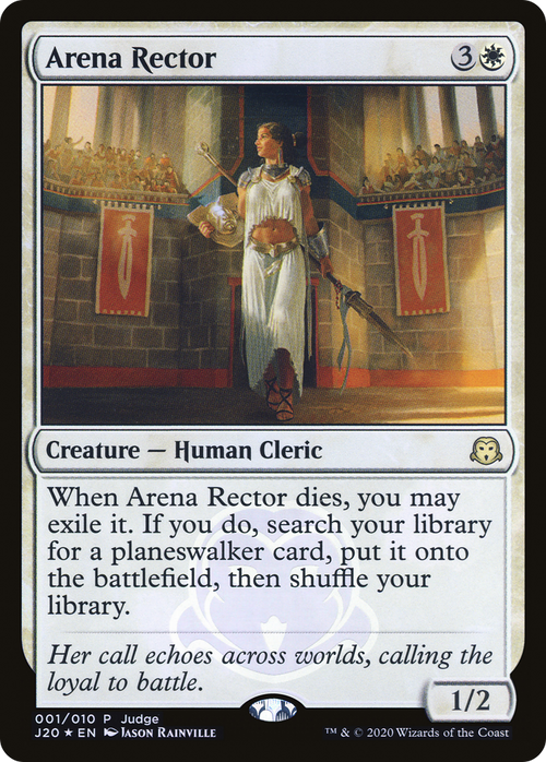 Arena Rector (JDG-001) - Judge Gift Cards 2020 Foil