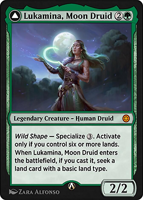 Lukamina, Moon Druid (HBG-017) - Alchemy Horizons: Baldur's Gate
