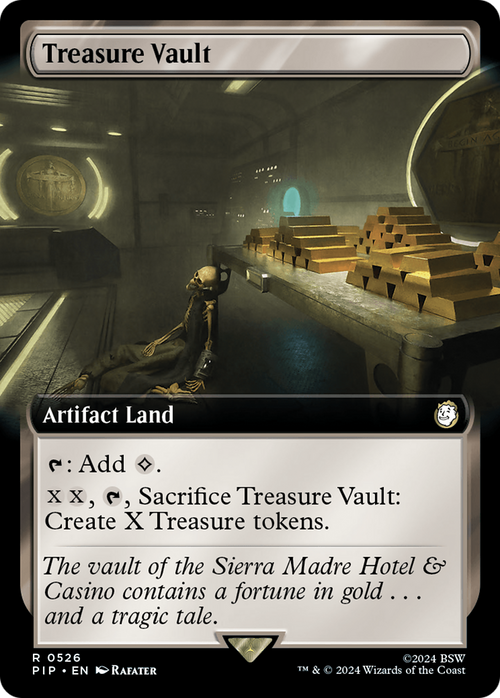 Treasure Vault (Extended Art) (PIP-526) - Fallout: (Extended Art) Foil