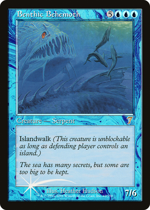 Benthic Behemoth (7ED-063) - 7th Edition Foil