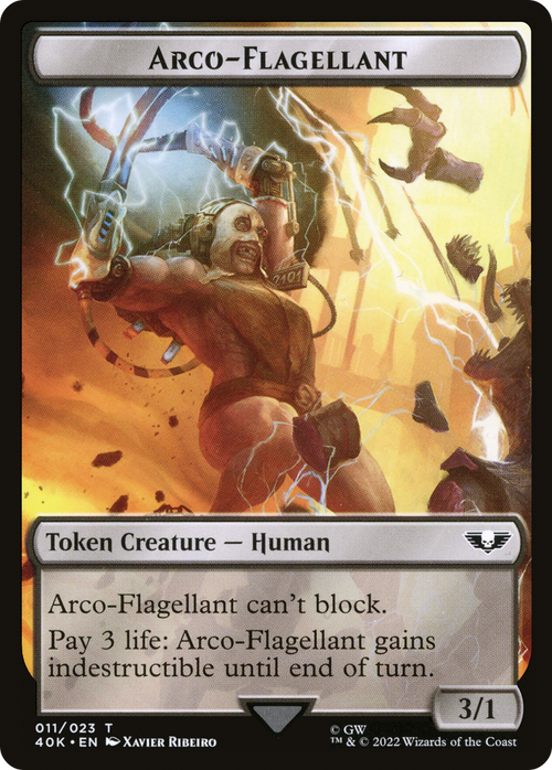 Arco-Flagellant (T40K-011) - Warhammer 40,000 Tokens