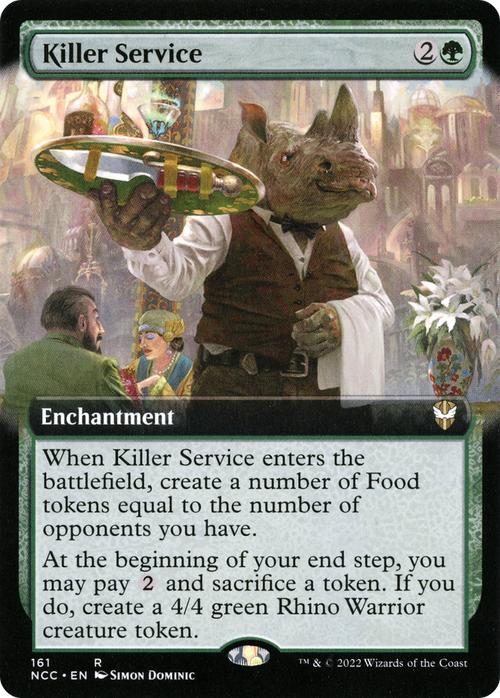 Killer Service (Extended Art) (NCC-161) - New Capenna Commander: (Extended Art)