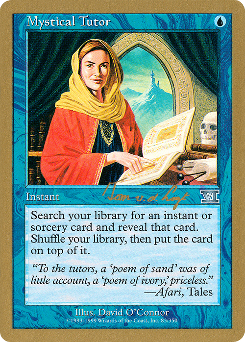 Mystical Tutor - 2000 Tom van de Logt (6ED) (WCD-) - World Championship Decks 2000