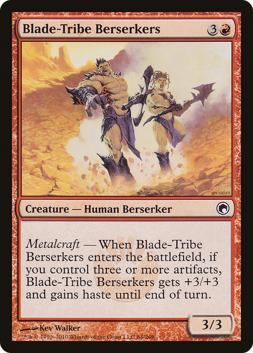 Blade-Tribe Berserkers (SOM-084) - Scars of Mirrodin Foil