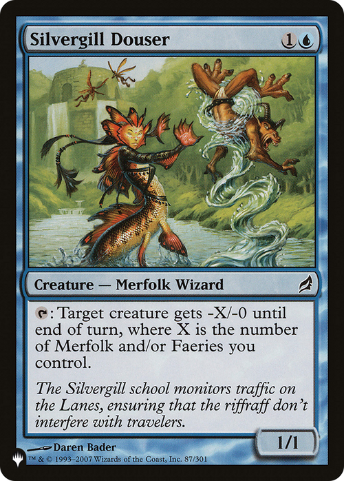 Silvergill Douser (LIST-LRW-87) - The List