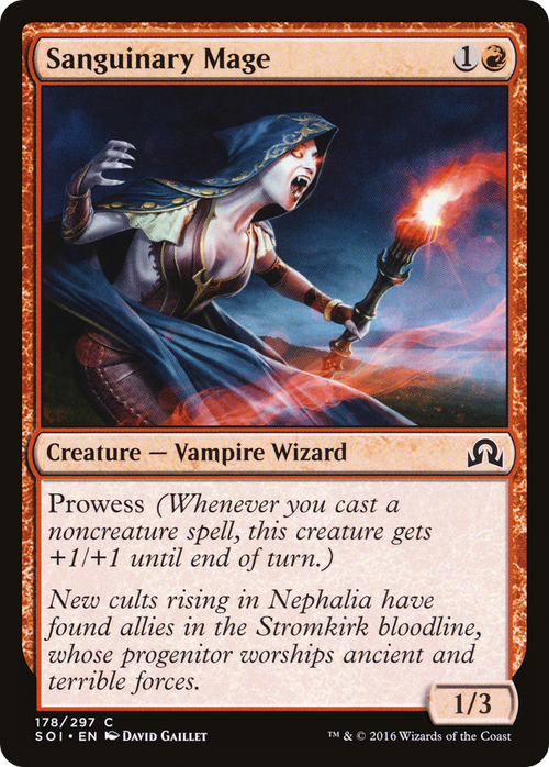 Sanguinary Mage (SOI-178) - Shadows over Innistrad