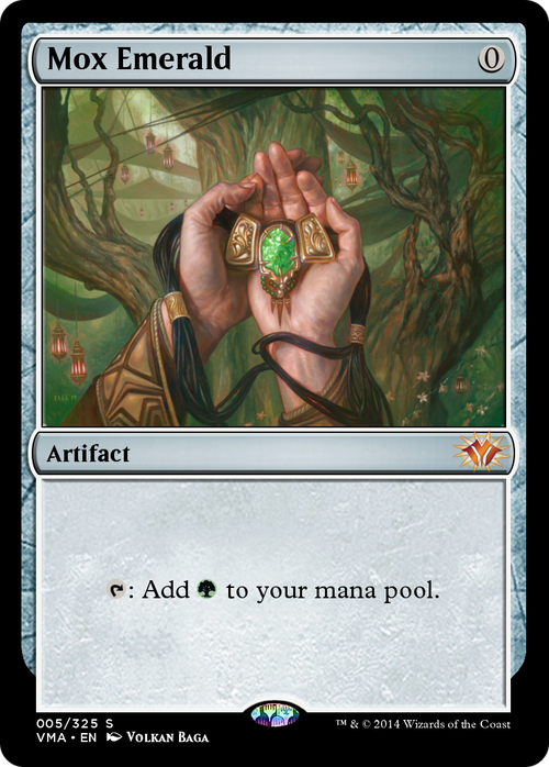 Mox Emerald (VMA-005) - Vintage Masters Foil