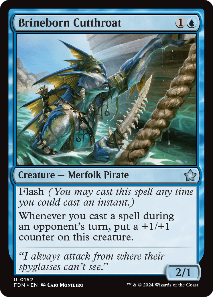 Brineborn Cutthroat (FDN-152) - Foundations Foil