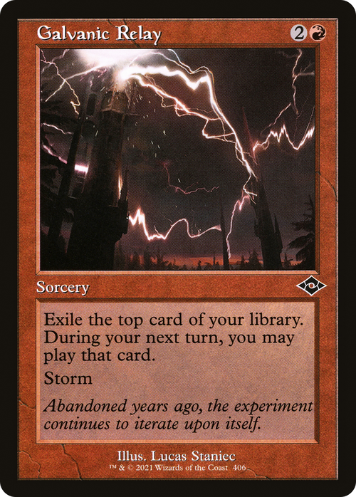 Galvanic Relay (Retro Frame) (MH2-406) - Modern Horizons 2 Etched Foil