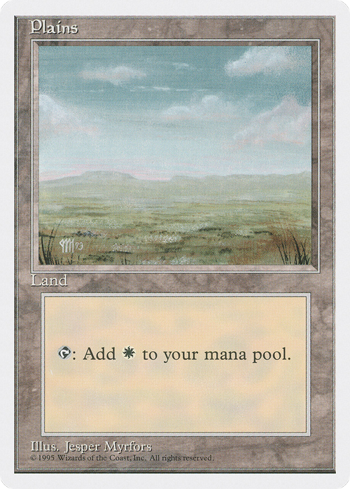 Plains (C) (4ED-186) - Fourth Edition
