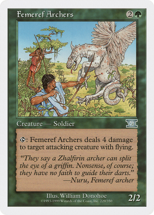 Femeref Archers (6ED-229) - Classic Sixth Edition