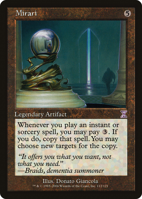 Mirari (TSB-112) - Time Spiral Timeshifted Foil