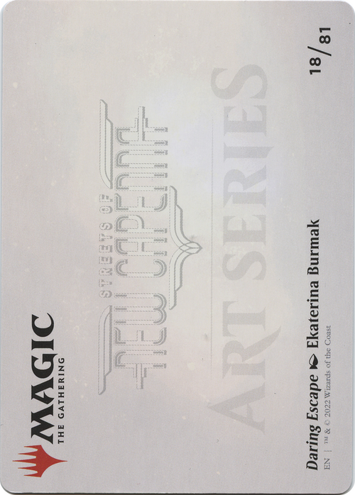 Daring Escape // Daring Escape (ASNC-018) - New Capenna Art Series (Borderless) Foil