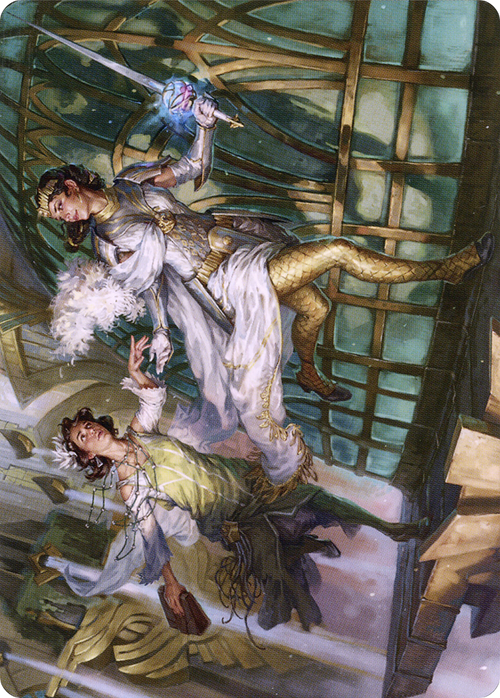 Daring Escape // Daring Escape (ASNC-018) - New Capenna Art Series (Borderless)