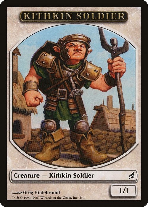 Kithkin Soldier Token (LRW-003) - Lorwyn Tokens