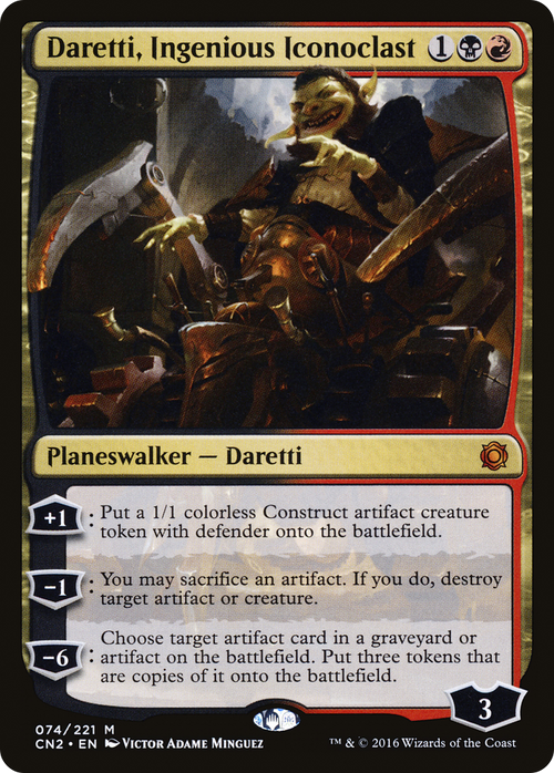Daretti, Ingenious Iconoclast (CN2-074) - Conspiracy: Take the Crown